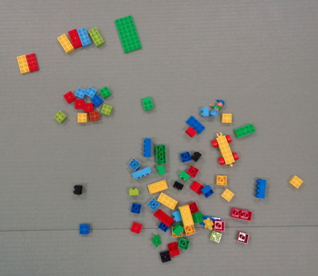 random lego blocks, with a few sorted by type random lego blocks, with a few sorted by type